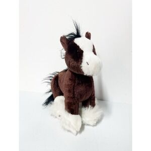 Webkinz Ganz Clydesdale Horse Plush Stuffed Animal Only No Code Rare Nostalgic